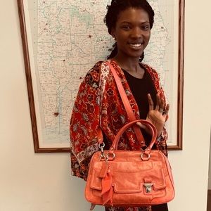 Coach Leather Shoulder Bag